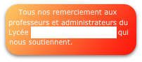 Tous nos remerciement aux professeurs et administrateurs du Lycée Julie Daubié de Rombas qui nous soutiennent.